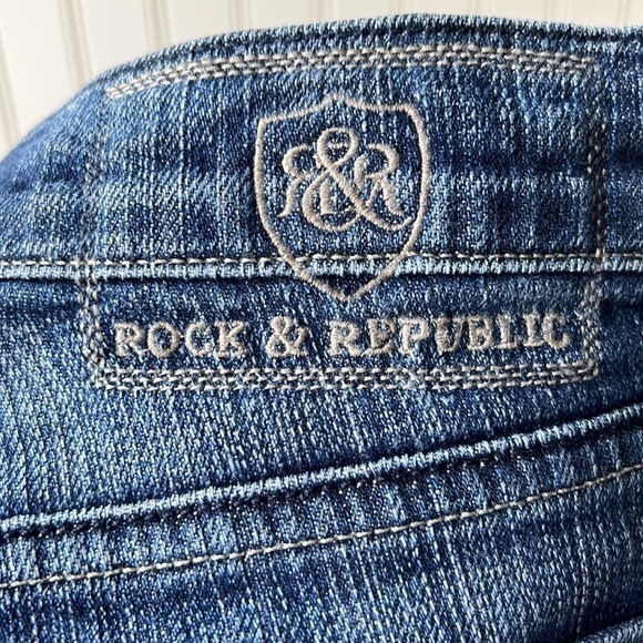 ROCK & REPUBLIC Henlee Relaxed Straight Jeans Size 34 - Picture 9 of 13